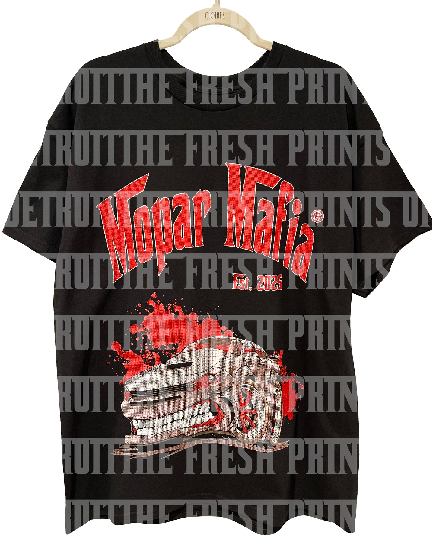 Mopar Mafia Limited Edition Oversized Print 2025 T-Shirt!